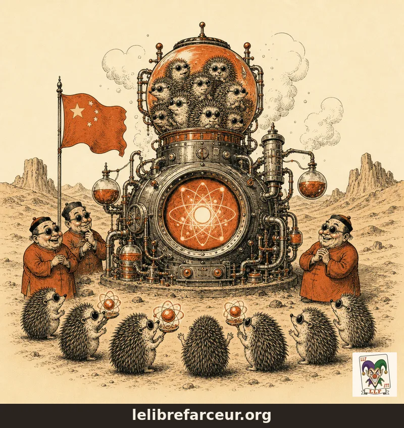 THORIUMGATE : la Chine cache dans le désert de Gobi un réacteur qui fabrique son propre carburant (et les hérissons quantiques sont dans le secret)